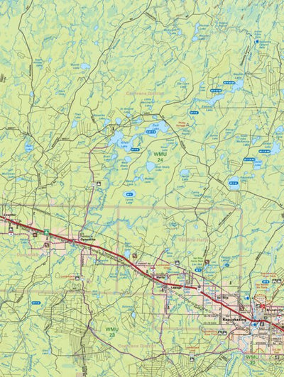 Backroad Mapbooks NEON75 Kapuskasing - Northeastern Ontario Topo bundle exclusive