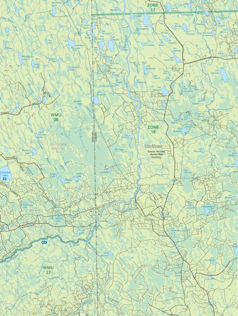 Backroad Mapbooks NEON80 Chabbie Lake - 6th ed Northeastern Ontario Topo digital map