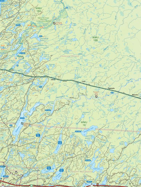 Backroad Mapbooks NEON82 Chipman Lake - 6th ed Northeastern Ontario Topo digital map