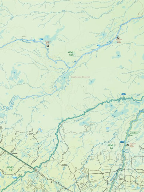 Backroad Mapbooks NEON84 Savoff - 6th ed Northeastern Ontario Topo digital map