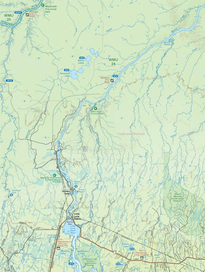 Backroad Mapbooks NEON88 Smoky Falls - 6th ed Northeastern Ontario Topo digital map