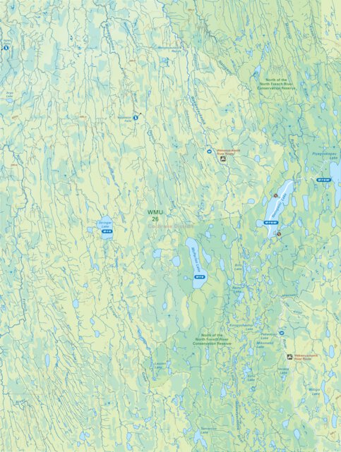 NEON90 Natogami Lake - 6th ed Northeastern Ontario Topo Map by Backroad ...