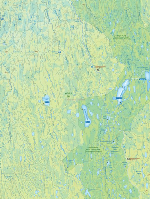 Backroad Mapbooks NEON90 Natogami Lake - Northeastern Ontario Topo bundle exclusive