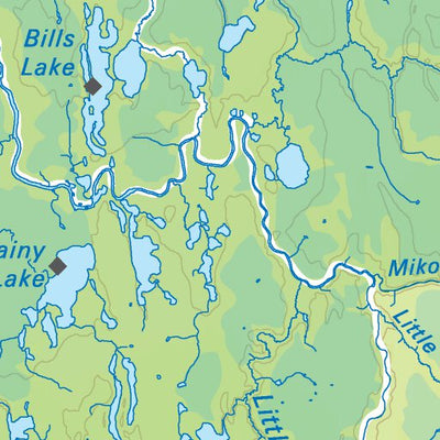 Backroad Mapbooks NEON90 Natogami Lake - Northeastern Ontario Topo bundle exclusive