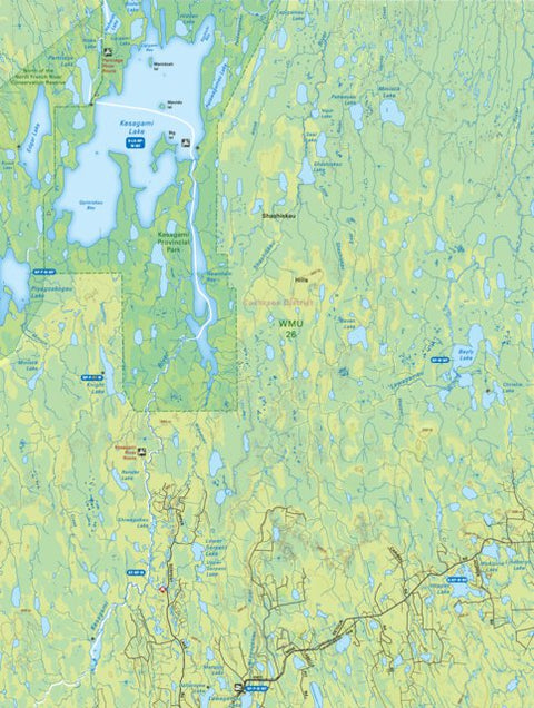 Backroad Mapbooks NEON91 Kesagami Provincial Park - Northeastern Ontario Topo bundle exclusive