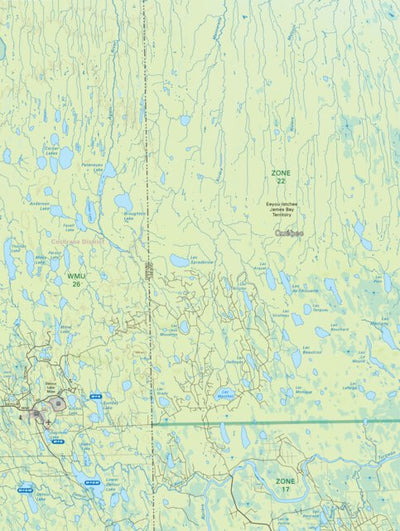 Backroad Mapbooks NEON92 Detour Lakes - 6th ed Northeastern Ontario Topo digital map