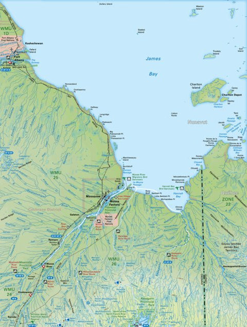Backroad Mapbooks NEON95 Moosonee and Moose Factory - Northeastern Ontario Topo bundle exclusive