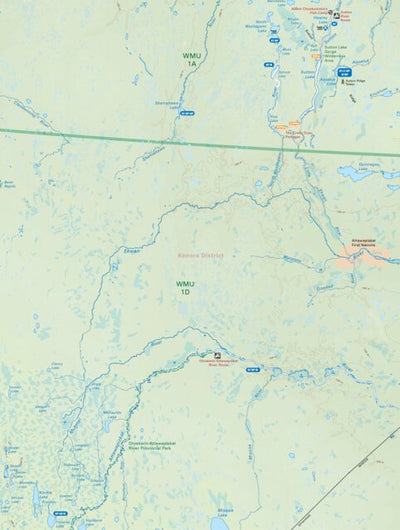 Backroad Mapbooks NEON96 Attawapiskat River - 6th ed Northeastern Ontario Topo digital map