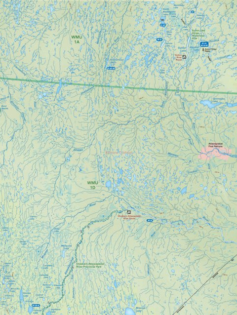Backroad Mapbooks NEON96 Attawapiskat River - Northeastern Ontario Topo bundle exclusive