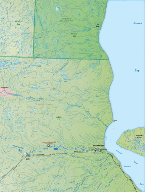 Backroad Mapbooks NEON97 Attawapiskat - Northeastern Ontario Topo bundle exclusive