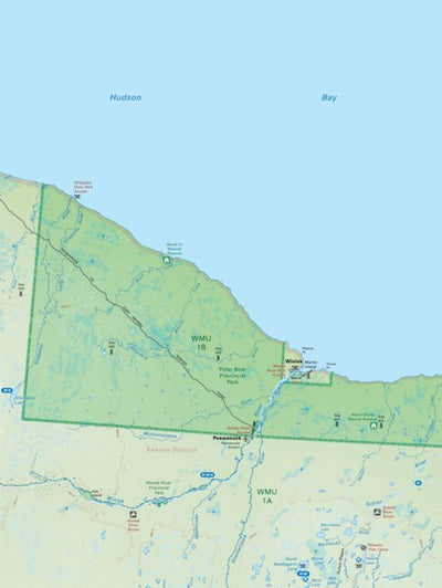 Backroad Mapbooks NEON98 Peawanuck - 6th ed Northeastern Ontario Topo digital map