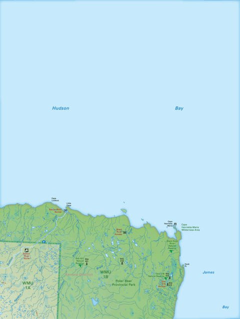 Backroad Mapbooks NEON99 Cape Henrietta Provincial Park - Northeastern Ontario Topo bundle exclusive