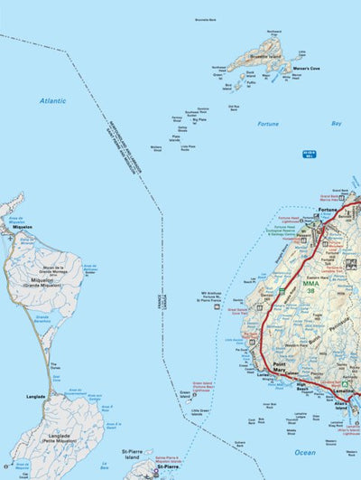 Backroad Mapbooks NLNL01 Fortune Newfoundland and Labrador Topo digital map