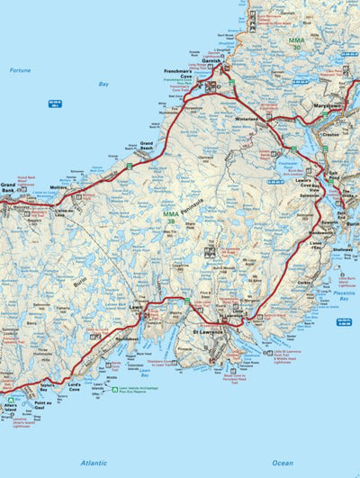 Backroad Mapbooks NLNL02 Marystown Newfoundland and Labrador Topo digital map