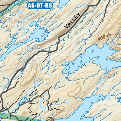 Backroad Mapbooks NLNL21 Granite Lake Newfoundland and Labrador Topo digital map