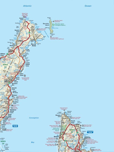 Backroad Mapbooks NLNL28 Pouch Cove Newfoundland and Labrador Topo digital map