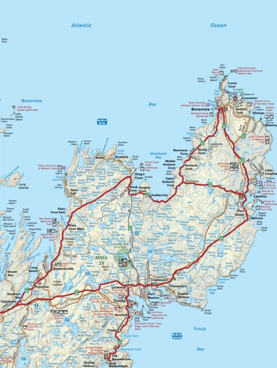 Backroad Mapbooks NLNL38 Bonavista Newfoundland and Labrador Topo digital map