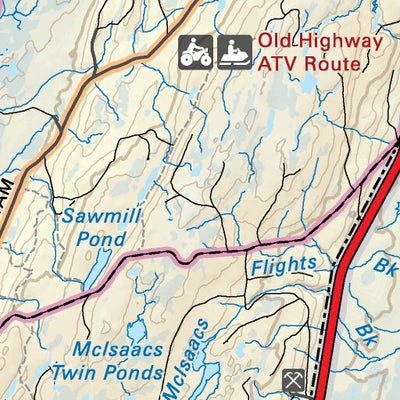 Backroad Mapbooks NLNL41 Howley Newfoundland and Labrador Topo digital map