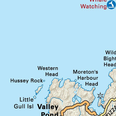 Backroad Mapbooks NLNL52 Twillingate Newfoundland and Labrador Topo digital map