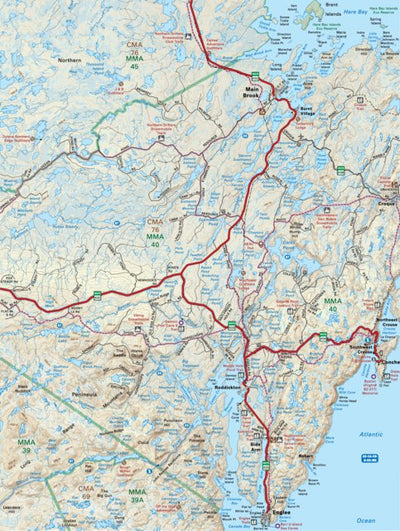 Backroad Mapbooks NLNL59 Main Brook Newfoundland and Labrador Topo digital map