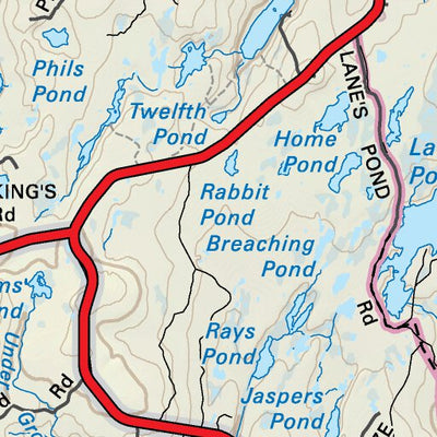 Backroad Mapbooks NLNL59 Main Brook Newfoundland and Labrador Topo digital map