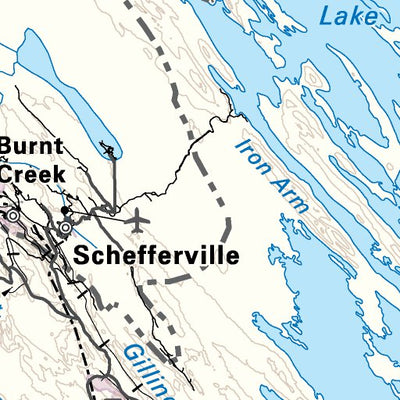 Backroad Mapbooks NLNL69 Schefferville Newfoundland and Labrador Topo digital map