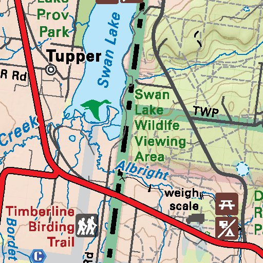 NOAB29 Demmitt Northern Alberta Topo Map by Backroad Mapbooks