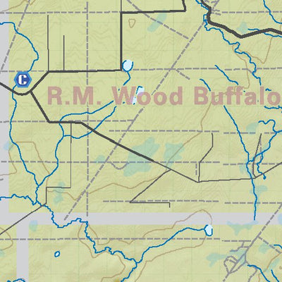 Backroad Mapbooks NOAB41 Conklin - Northern Alberta Topo digital map