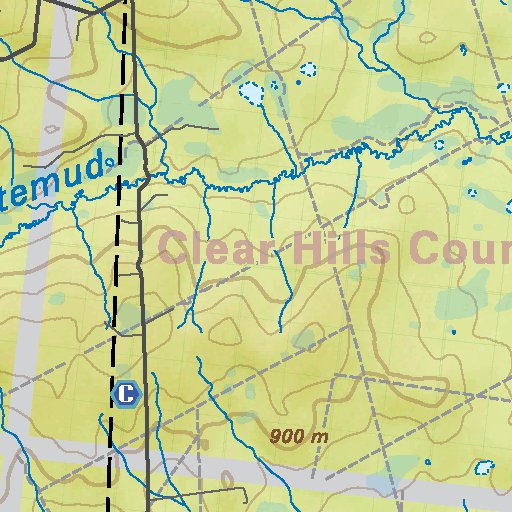 NOAB59 Eureka River - Northern Alberta Topo Map by Backroad Mapbooks ...