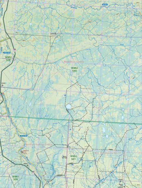 Backroad Mapbooks NOAB77 Senex Creek - Northern Alberta Topo digital map