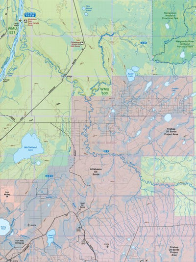 Backroad Mapbooks NOAB82 McCelland Lake - Northern Alberta Topo digital map