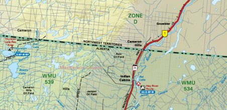 Backroad Mapbooks NOAB99 Indian Cabins - Northern Alberta Topo digital map