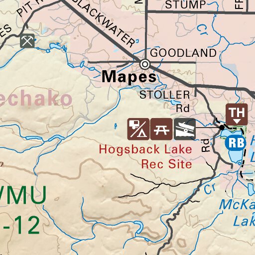 NOBC10 Vanderhoof - Northern BC Map by Backroad Mapbooks | Avenza Maps