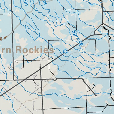 Backroad Mapbooks NOBC102 Kotcho Lake - Northern BC Topo digital map