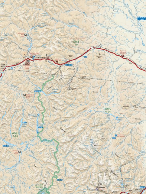 NOBC107 Cassiar - Northern BC Map by Backroad Mapbooks | Avenza Maps