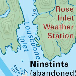 NOBC114 Gwaii Haanas Park Reserve - Northern BC - Inset Map by Backroad ...