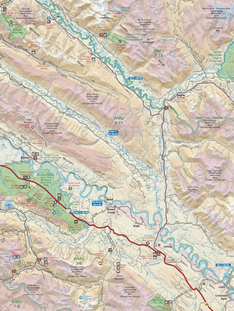 NOBC14 Dome Creek - Northern BC Map by Backroad Mapbooks | Avenza Maps