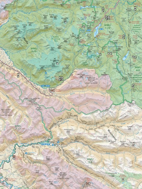 NOBC15 Morkill River - Northern BC Map by Backroad Mapbooks | Avenza Maps