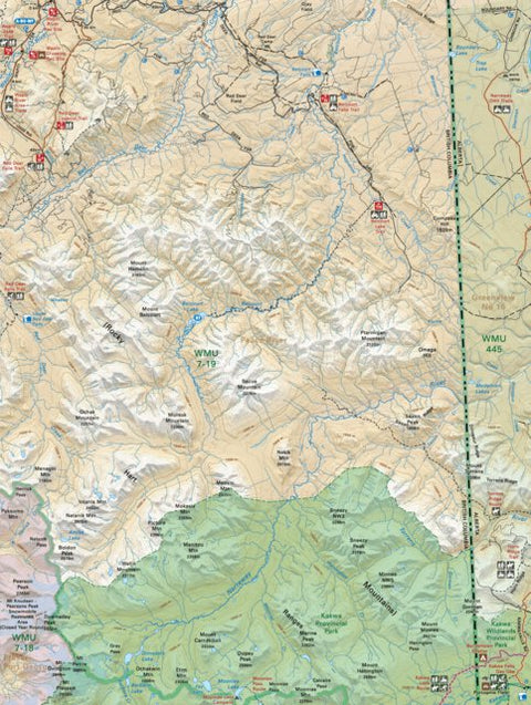 Backroad Mapbooks NOBC30 Kakwa Provincial Park - Northern BC Topo digital map