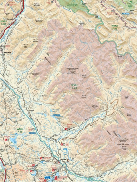 Backroad Mapbooks NOBC42 Anzac - Northern BC Topo digital map
