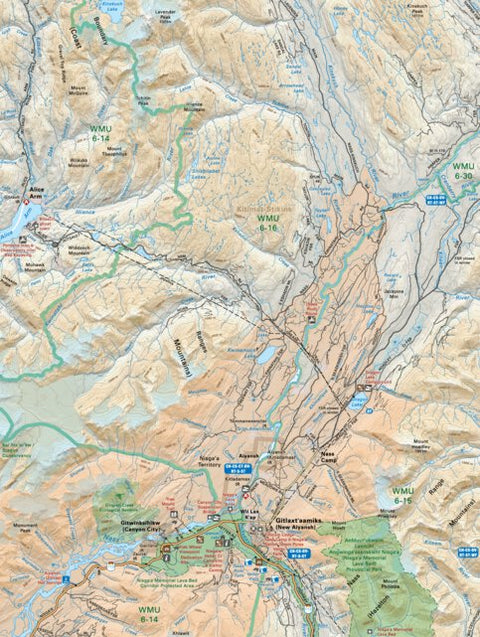 Backroad Mapbooks NOBC47 New Aiyansh - Northern BC Topo digital map