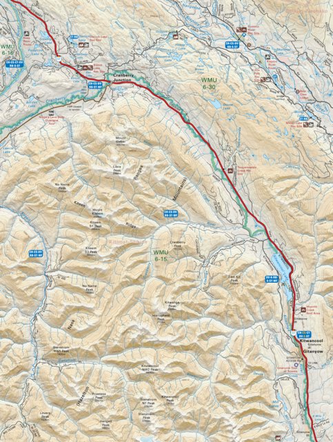 NOBC48 Cranberry Junction - Northern BC Map by Backroad Mapbooks ...