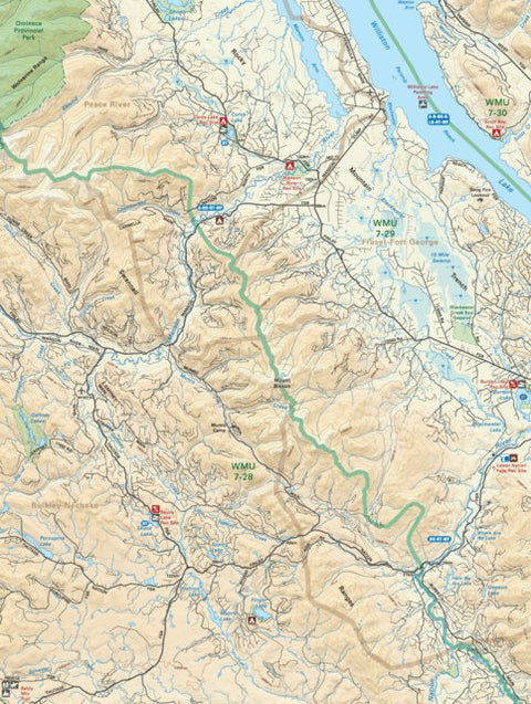 Backroad Mapbooks NOBC54 Manson River - Northern BC Topo digital map