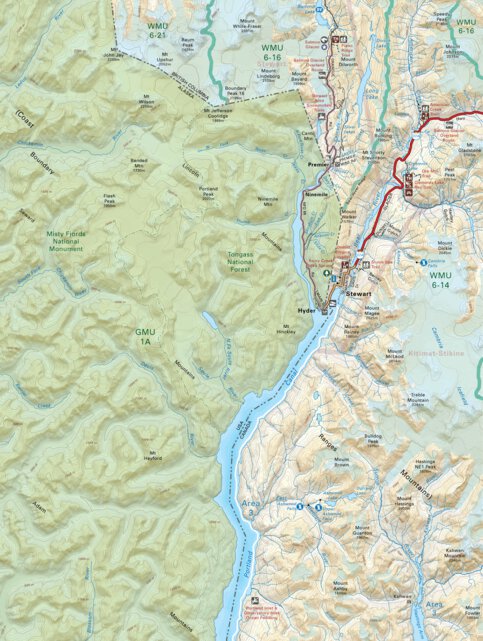 NOBC60 Stewart - Northern BC Map by Backroad Mapbooks | Avenza Maps