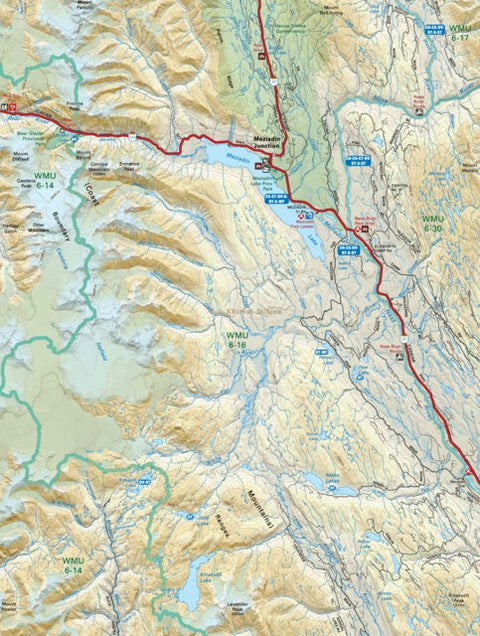 Backroad Mapbooks NOBC61 Meziadin Junction - Northern BC Topo digital map