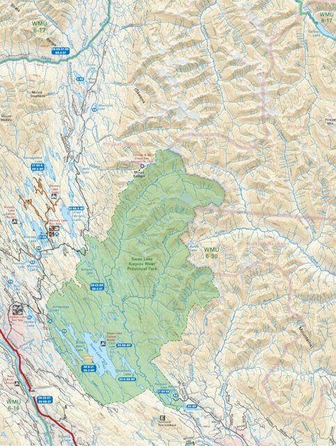 NOBC62 Kispiox River - Northern BC Map by Backroad Mapbooks | Avenza Maps
