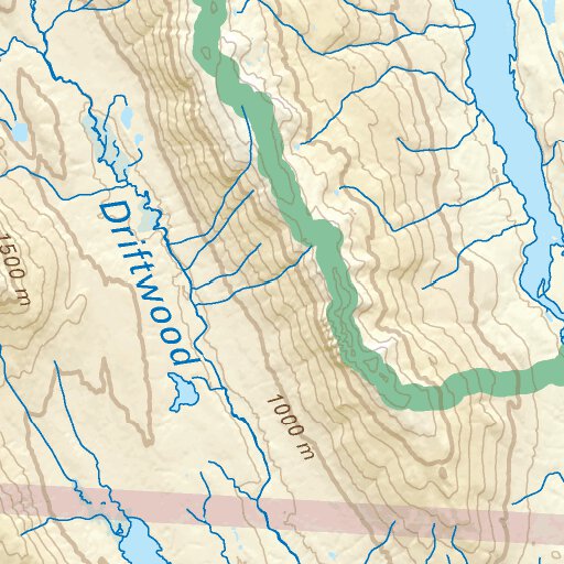 NOBC64 Sustut Provincial Park (Bear Lake) - Northern BC Topo Map by ...