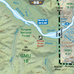 Backroad Mapbooks NOBC73 Craig Headwaters - Northern BC Topo - Inset digital map