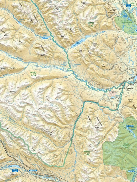 Backroad Mapbooks NOBC80 Ingenika Mine - Northern BC Topo digital map