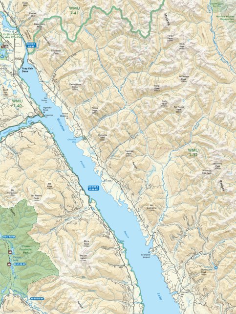 NOBC81 Tseh Keh Dene - Northern BC Map by Backroad Mapbooks | Avenza Maps
